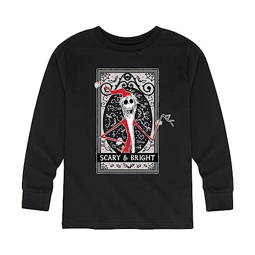 Disney The Nightmare Before Christmas - Scary and Bright - Toddler and Youth Long Sleeve Graphic T-Shirt