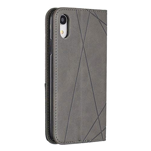 Housse iPhone XR gris texture losanges idéale pour vos sorties - 3