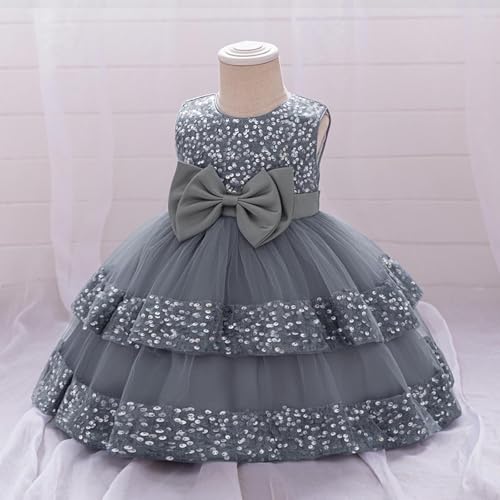 6M-3Y Baby Girl Pageant Dress Sequins Princess Dress Toddler Flower Wedding Birthday Formal Party Gown Dresses3