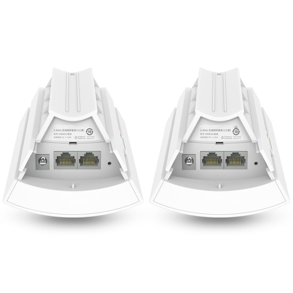 Wireless Bridge Remote Transmission 2.4G WiFi Outdoor Waterproof 1KM POE Point-to-Point Hotspot Base Station