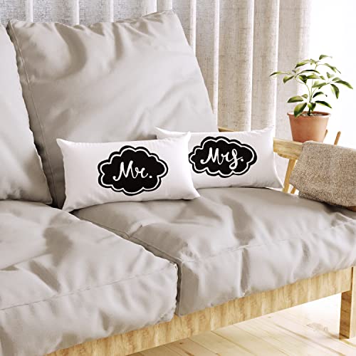 Kit Com 2 Capas Para Almofada Mr&Mrs Belchior Uniq