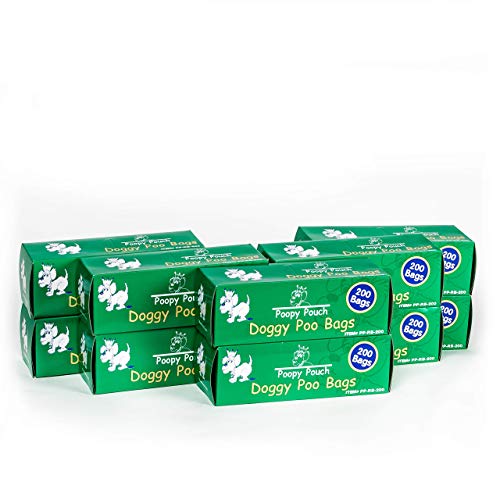 Poopy Pouch (Pack of Three - 0.75 gal.) HDPE Heavy Pet Waste Bag, Bag, Green, 10PK - PP-RB-200