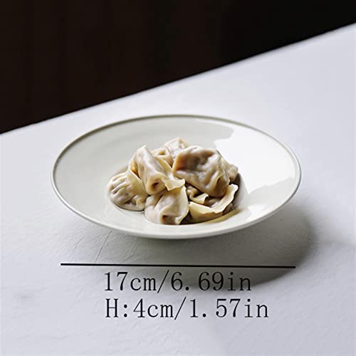Assiette creuse en céramique solide pour éviter les rayures de table