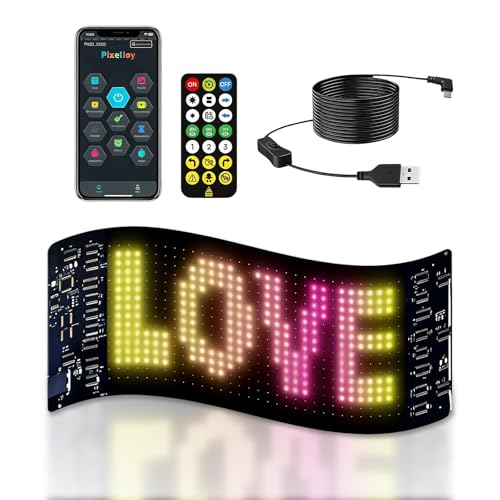 Molteplici modalità di visualizzazione e animazione: il tabellone LED supporta testi, immagini e animazioni GIF con effetti dinamici. Grazie alle impostazioni programmabili, i layout possono essere visualizzati orizzontalmente o verticalmente. La scritta a LED può scorrere, lampeggiare o rimanere statica e conferisce a qualsiasi targhetta LED un effetto visivo accattivante.