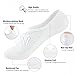 Horuru Low Cut Ankle Socks for Men - Invisible Non Slip Cotton Socks for Loafers - Size 9-11/10-13