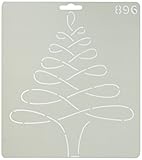 Quilting Creations 896QC Christmas Tree Quilt Stencil, 8-1/4