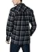 CQR Men's 100% All Cotton Button Down Flannel Shirts, Long Sleeve Brushed Warm Soft Casual Outdoor Plaid Shirt, Plaid Coal Miner, Large
