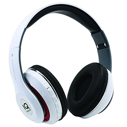 SuperSonic Wireless Headphones and Mic Headphone, White