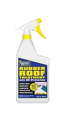 THETFORD Protect All RV Rubber Roof Treatment - Anti-Static - Dirt Repelling - UV Protectant - 32 oz 68032