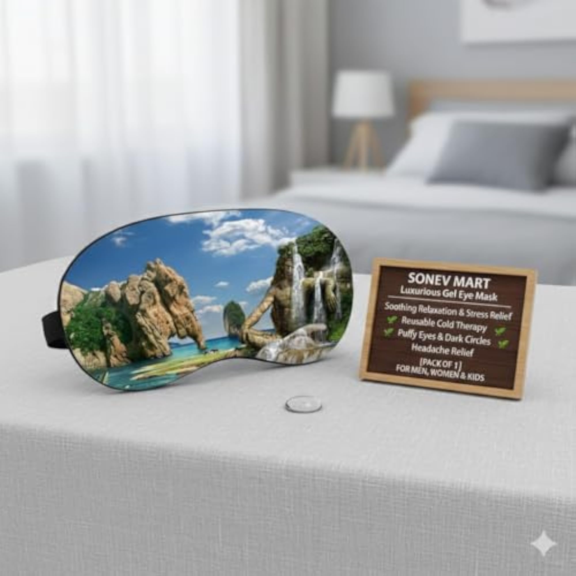 Cotton Sleep Eye Mask for Side Sleepers