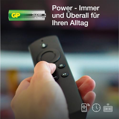 Piles AA GP Super Alkaline LR06 mignon 40 pièces 030E15AS40-2 pour télécommande - 4