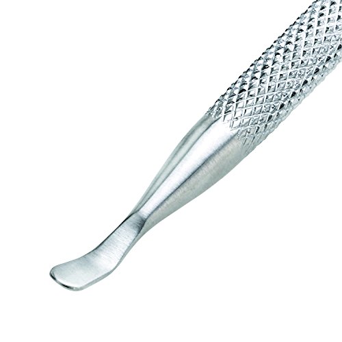 TWEEZERMAN 2-in-1 Pushy Nagelhautschieber, Nagelreiniger aus Rostfreiem Edelstahl Studio Collection – Bild 3