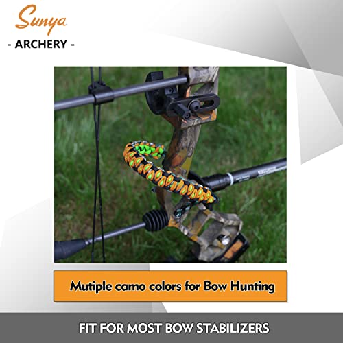 SUNYA Archery Bow Wrist Sling, 550 Paracord Strap