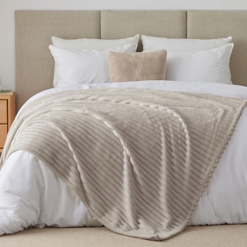 BEDELITE Kuscheldecke Flauschig Decke Groß - weiche Flanell...