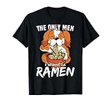 LOS ÚNICOS HOMBRES QUE QUIERO SON RAMEN Dog Japanese Noodle Lover Camiseta