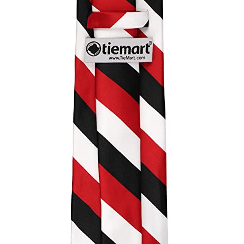 Image of tiemart Men's Striped Tie Standard Length
