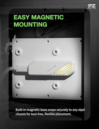Hub interne USB 2.0 à 9 broches avec alimentation SATA et support magnétique amovible pour boîtier PC - 5