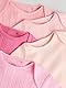 NEXT Gerippte Kurzarm-Babybodys 100% Baumwolle, 5 Stk. Bright Pink 12-18 Monate
