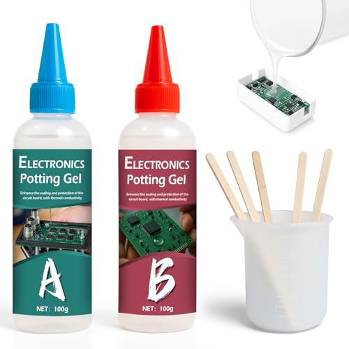 INNOVAYOU 200g Electronic Potting Compound, Moisture Proof Shock Clear Insulating Sealant, Electrical Potting Compound Suitable for Circuit Boards, Home Appliance Control Panels and LED Lights