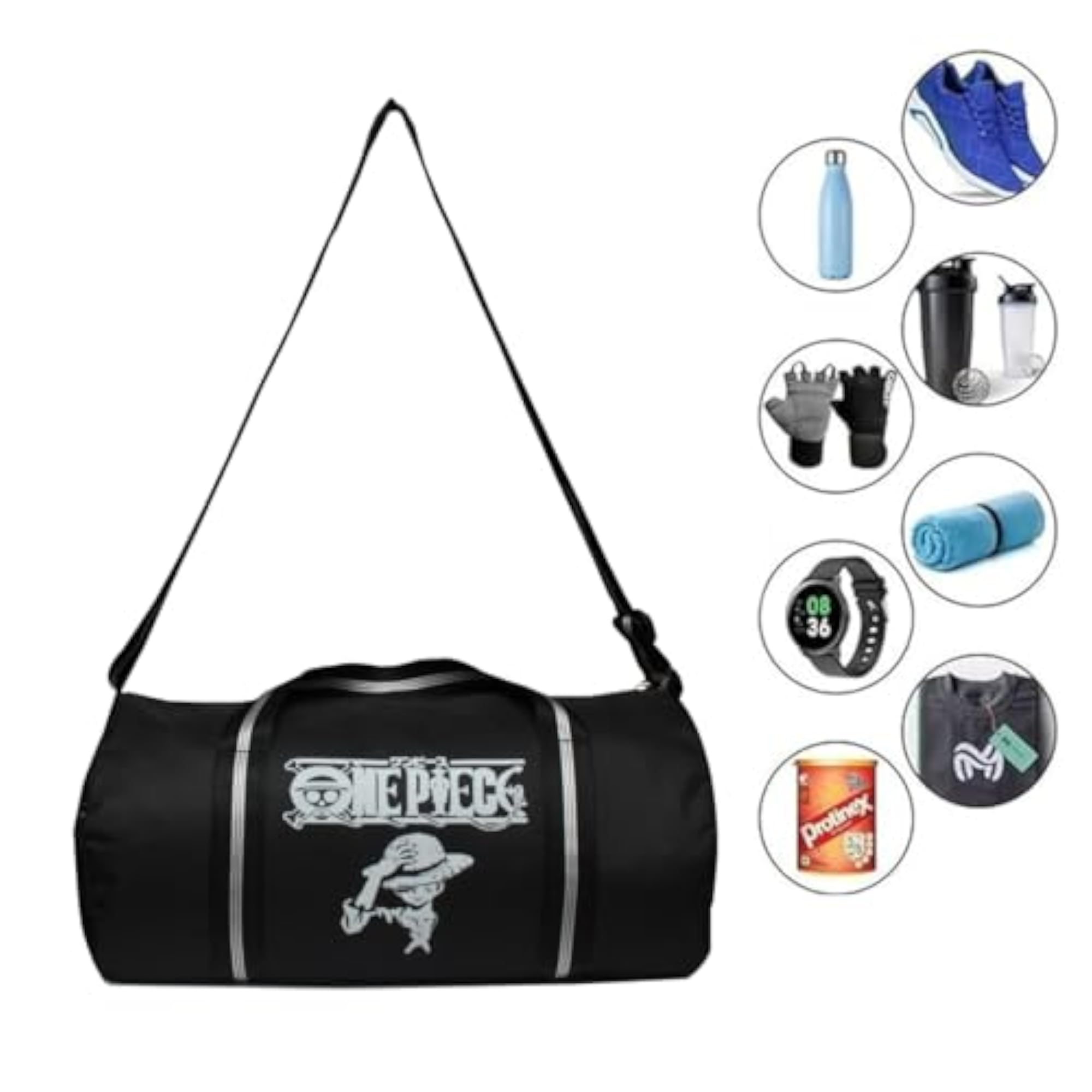 Jaisboy Gym Bags Duffle Bag Adjustable Shoulder Bag