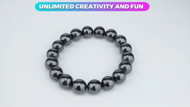 22PCS Large Rainbow Hematite Magnetic Ball Fidget Toy for Adults, Men Women Magnet Stones Office Desk Toys for Gifts with Fiber Case, Rare Earth Magnets for Ferrite Putty, Age:15+