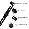 CATIEBYE Camera Stand Bracket Phone Holder Aluminium Alloy Multi-functional Angle-adjustable Phone Pedestal Stylish Black in Fixed Position for Desktop Use for Live Streaming #4