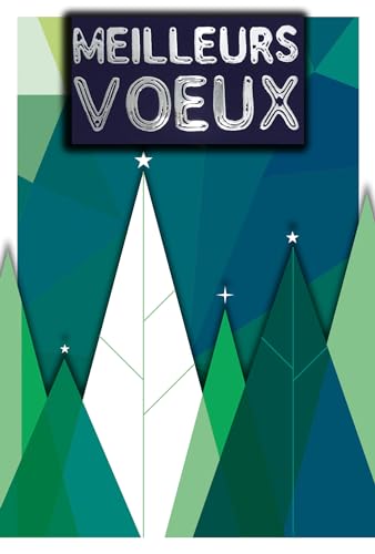 Greetings Card Embossed Collage Glossy Text with Envelope 12 x 17.5 cm Bird Bauble Christmas Decoration Geometric for Professional Business - Image 2