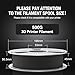 SUNLU 500G PA6-CF 3D Filament 1.75mm, Heat Deflection Temperature up to 209°C, Made of 80% PA Nylon and 20% Carbon Fibers, Stiff & Strong & Heat Resistant, for Industrial Parts, 0.5KG Spool, Black