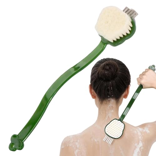 Cepillo de ducha de espalda | Cepillo de lavado de espalda para ducha, herramienta de limpieza de uñas de lados para apartamentos, dormitorios, gimnasio, viajes, mujeres, estudiantes, personas