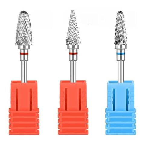 YPYMOD 3 Pcs Tungsten Steel Nail Drill Set Cover
