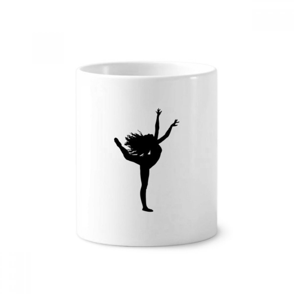 Porte-brosse à dents danse céramique pour stylos bureau - 3