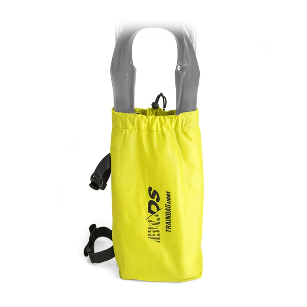 TRAINBag Light de Buds-Sports - Housse Vélo et VTT Spécial Train Europe - Standard SNCF 130x90 cm - Pour Voyager Avec Votre Vélo Ou VTT - Idéal Bikepacking et Cyclotourisme (Jaune)