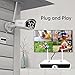 JOOAN Security Camera kit outdoor [2K with Audio & 8CH] 3MP 1296P Weatherproof IP67, Metal Case, Plug and Play, Remote Control, Customized alert and setting-No Hard Drive