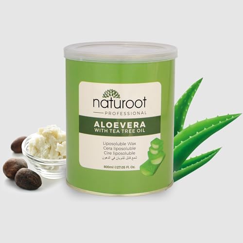 Image of Aloevera Liposoluble Wax, 800g, with FREE Pre Wax Gel 50ml & Post Wax Oil, 50ml