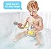 Yookidoo Baby Bath Shower Head - Elephant Water Pump with Trunk Spout Rinser - Control Water Flow from 2 Elephant Trunk Knobs for Maximum Fun in Tub or Sink for Newborn Babies - Yellow