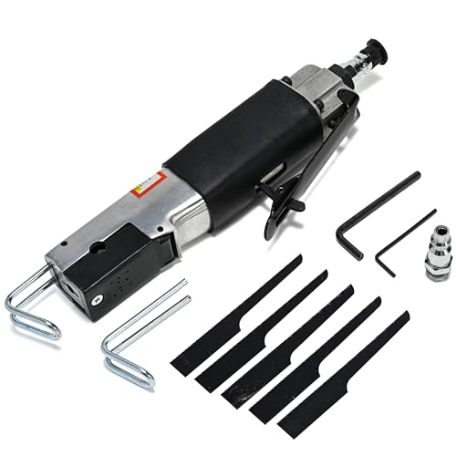 Mefape Air Reciprocating Saw Kit, Pneumatic Metal Cutting Saw Tools With 6Pcs 24T 32T Blades, Handheld Power Metal Saw thumb #8