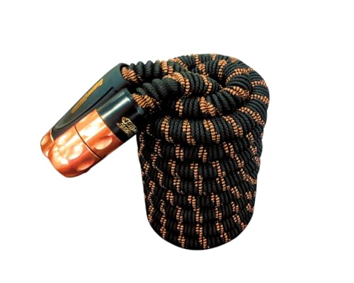 Pocket Hose Copper Bullet 25 ft - New & Expanding - Tough, Durable, Lightweight & Easy to Use - Garden Equipment - Flexible Collar to Prevent Leaks - includes adjustable 3 Speed Nozzle