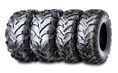 WANDA Set 4 AT MASTER ATV/UTV Tires 22x7-11 Front & 22x10-9 Rear /6PR P341 - Solid Mud Deep Tread 10250/10251