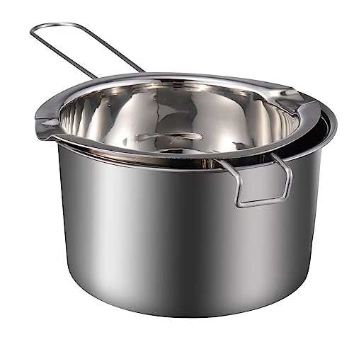 Mikinona Candy Warmer Boiler Double Boiler Pot Set 14cm Small Pot for Chocolate Butter Candy Melting