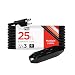 UltraPro, Black, GE 25 ft Extension, 3 Outlet, Heavy Duty, Indoor/Outdoor, Grounded, Double Insulated Cord, UL Listed, 36825
