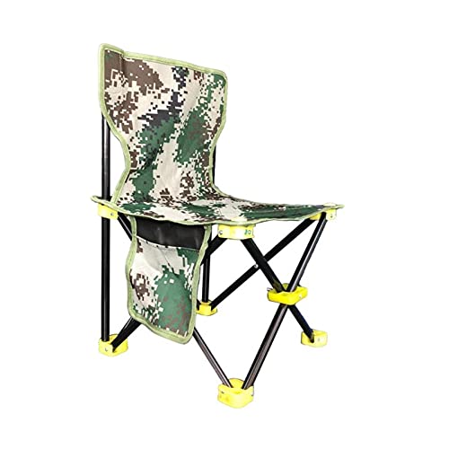 Chaise de pêche pliante anti mal de dos avec dossier et assise oxford portable pour camping car