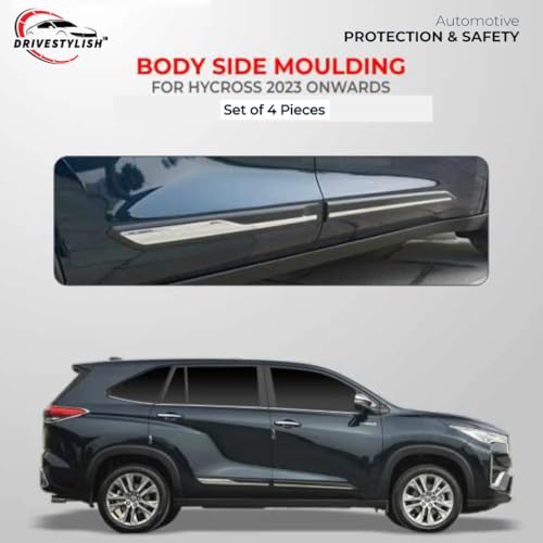 Image of Car Door Body Side Beading /Molding /Cladding for Toyota Innova Hycross Set of 04