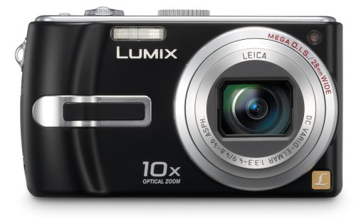 Panasonic DMC-TZ3 EG-K Digitalkamera (7 Megapixel, 10-fach opt. Zoom, 7,6 cm (3 Zoll) Display, Bildstabilisator) tiefschwarz