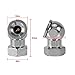 Keenso Car Tyre Inflator Valve Connector Air Chuck Ball Tire Clip Lockon Closed Ball Chuck and Clip Lock On Tire Chuck with Clip for Inflator Gauge Compressor Accessories