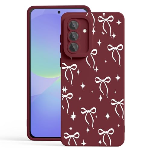 CASBST for Galaxy A36 5G Phone Case, Printed Silicone, Bow Star - image 1