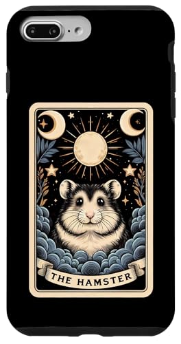 Carcasa para iPhone 7 Plus/8 Plus The Hamster Tarot Card Hombres Mujeres Niños Lindo Amante Roedor