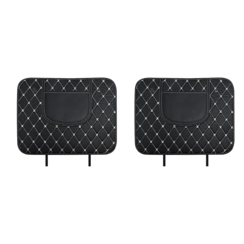 VAPORVERSE 2 Pièces Protection Siège Voiture Enfant pour Jaguar XF Sportbrake (X250), Impermérable Anti-salissures Protections Dossier de Siège Voiture,B