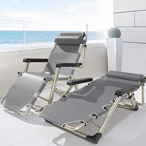 Chaises longues pliantes pour pelouse | Fauteuil de relaxation confort - 3