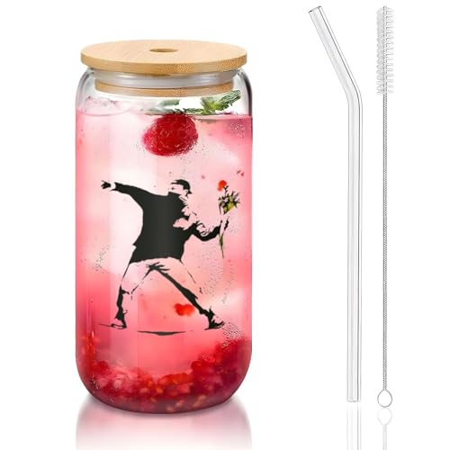 KXRbv Banksy oNV[ ^u[ ؐ̂ӂt XebJ[ OXJbv R[q[Jbv ^u[OX WtƃXg[ e  ϔM Diy v[g 450ml