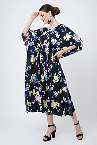 Robe de plage ample taille élastique pour dissimuler les rondeurs en été